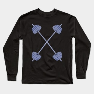 Cross Bench Press Bar Long Sleeve T-Shirt